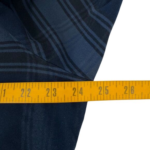 Lululemon Men's Mason Peak Plaid Flannel Blue XXL - Picture 11 of 12